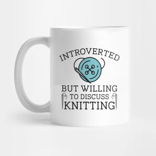 Introverted Knitting Mug